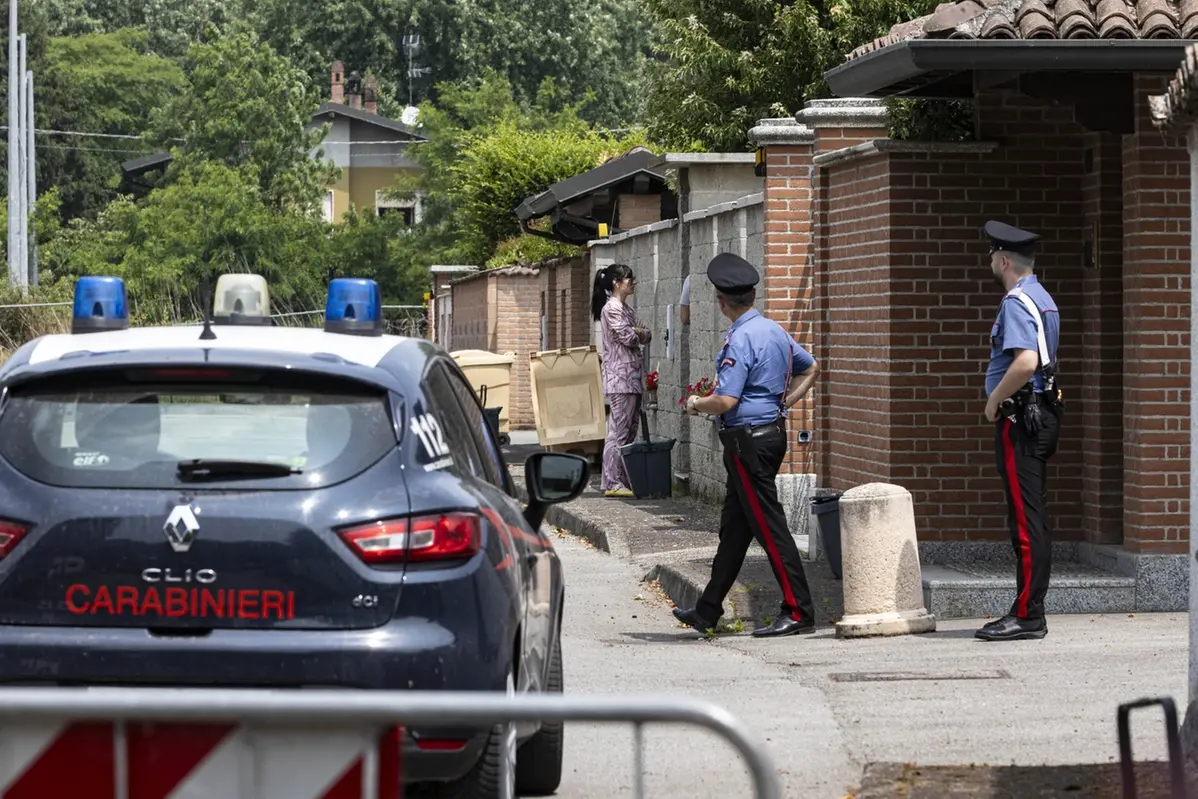 Rilievi e ricostruzioni 3D nell\\u2019abitazione della Famiglia Poggi Garlasco in via Pascoli , LAPRESSE