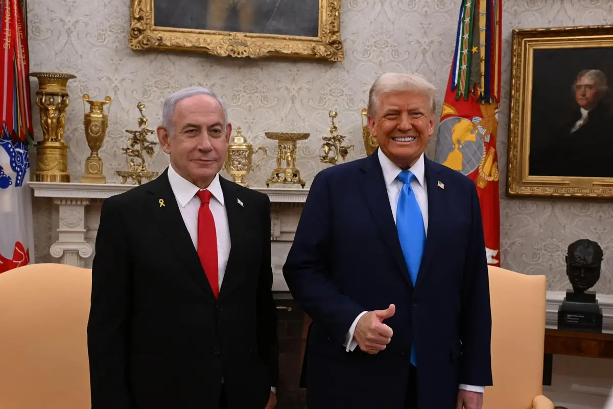 BENJAMIN NETANYAHU PRIMO MINISTRO ISRAELIANO, DONALD TRUMP PRESIDENTE USA , IMAGOECONOMICA