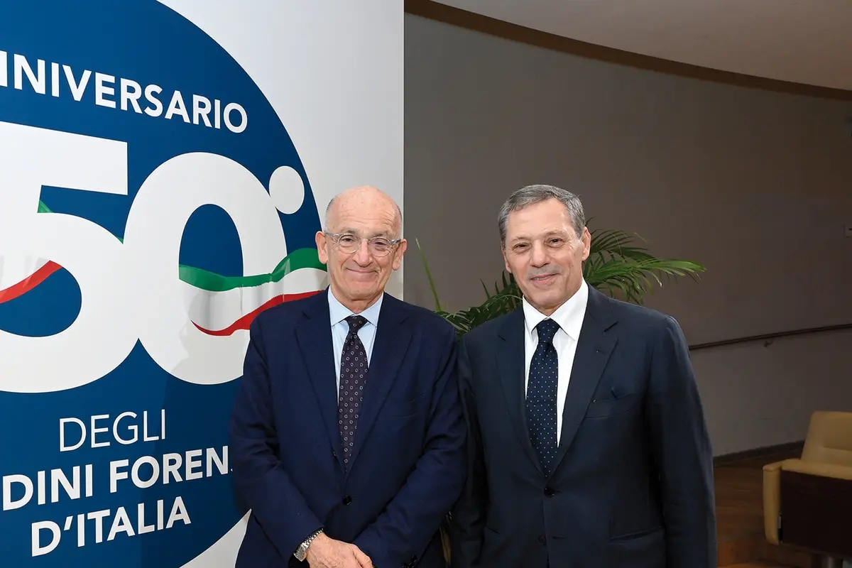 Il viceministro Sisto e il presidente del Cnf, Francesco Greco