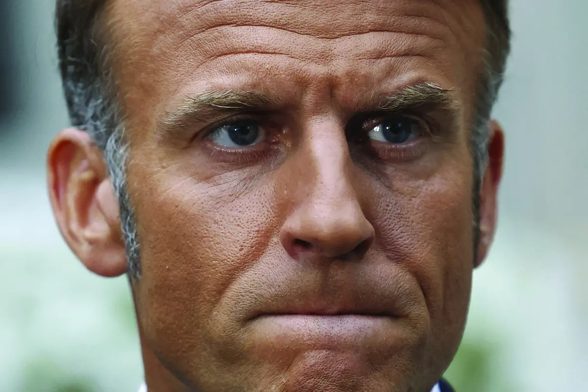 Macron, presidente della Francia , APN