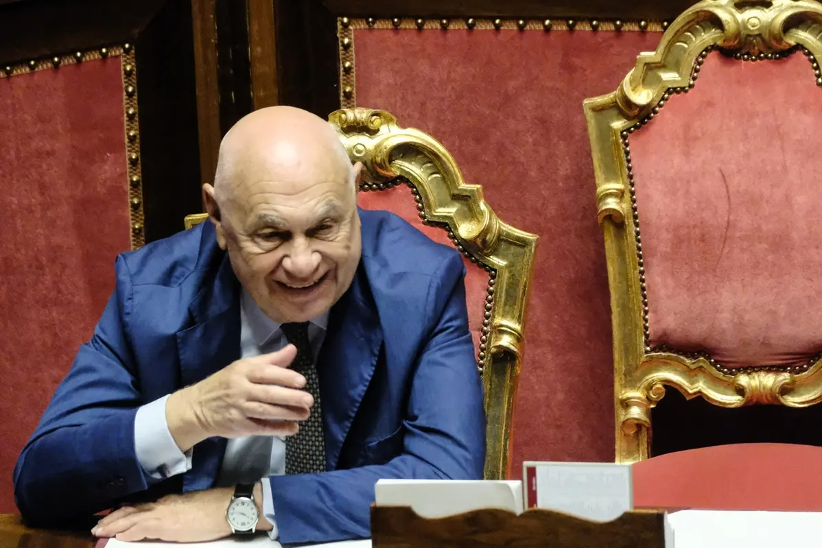 Il Ministro della Giustizia Carlo Nordio in occasione dell\\'esame delle norme in materia di ordinamento giurisdizionale e di istituzione della Corte disciplinare , LAPRESSE