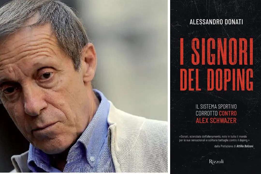 Sandro Donati e la copertina del suo libro