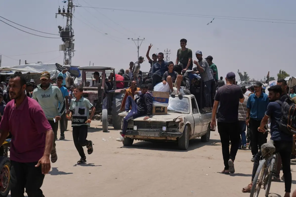 Distribuzione aiuti umanitari a Gaza , APN