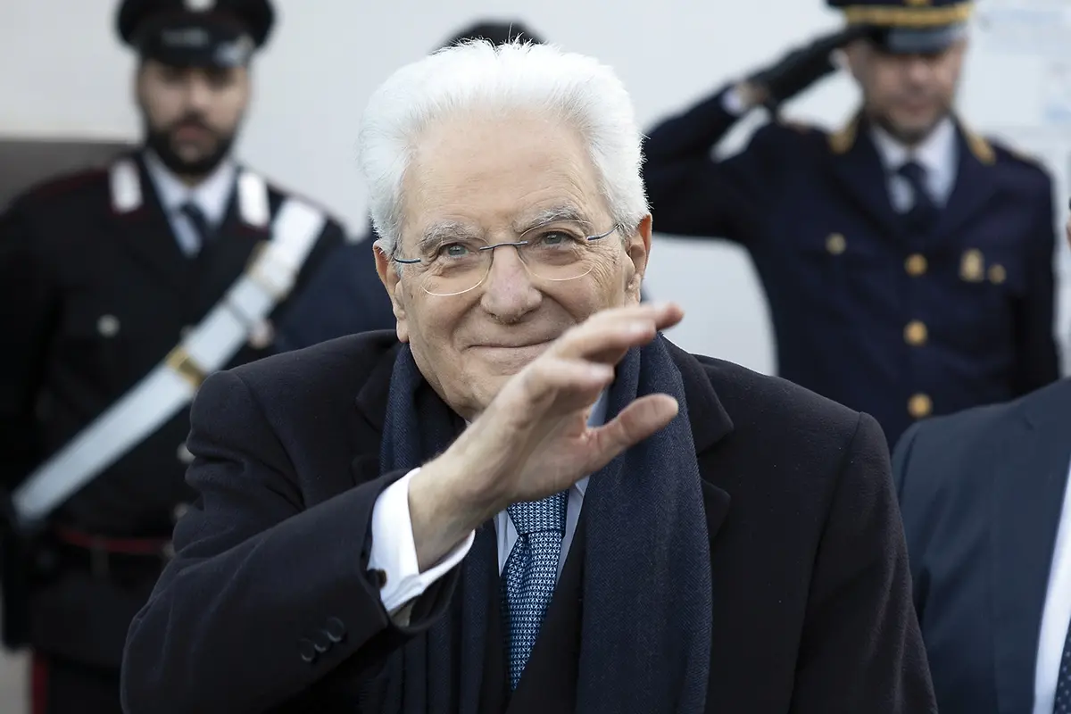 IL PRESIDENTE DELLA REPUBBLICA SERGIO MATTARELLA , IMAGOECONOMICA