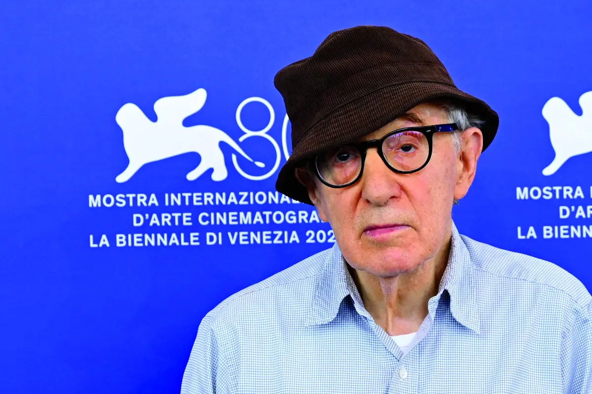Foto Gian Mattia D\\'Alberto - LaPresse 04-09-2023 Venezia Spettacolo 80. Mostra internazionale d\\'arte cinematografica Photocall del film \"Coup De Chance\" nella foto: Woody Allen 2023-09-04 Venice 80th Venice Filmfestival 80th International Film Festival Venice Film Festival \"Coup De Chance\"Photocall in the photo: Woody Allen , LaPresse