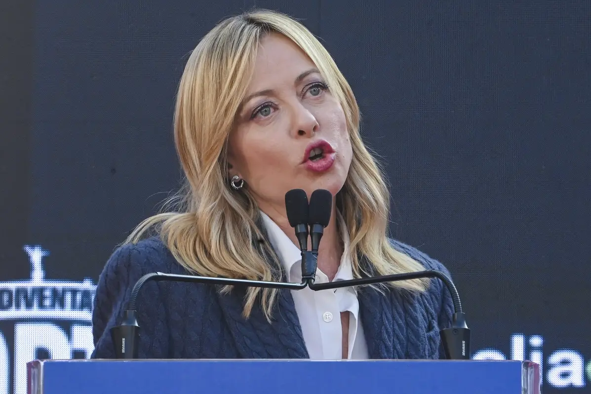 GIORGIA MELONI PRESIDENTE DEL CONSIGLIO , IMAGOECONOMICA