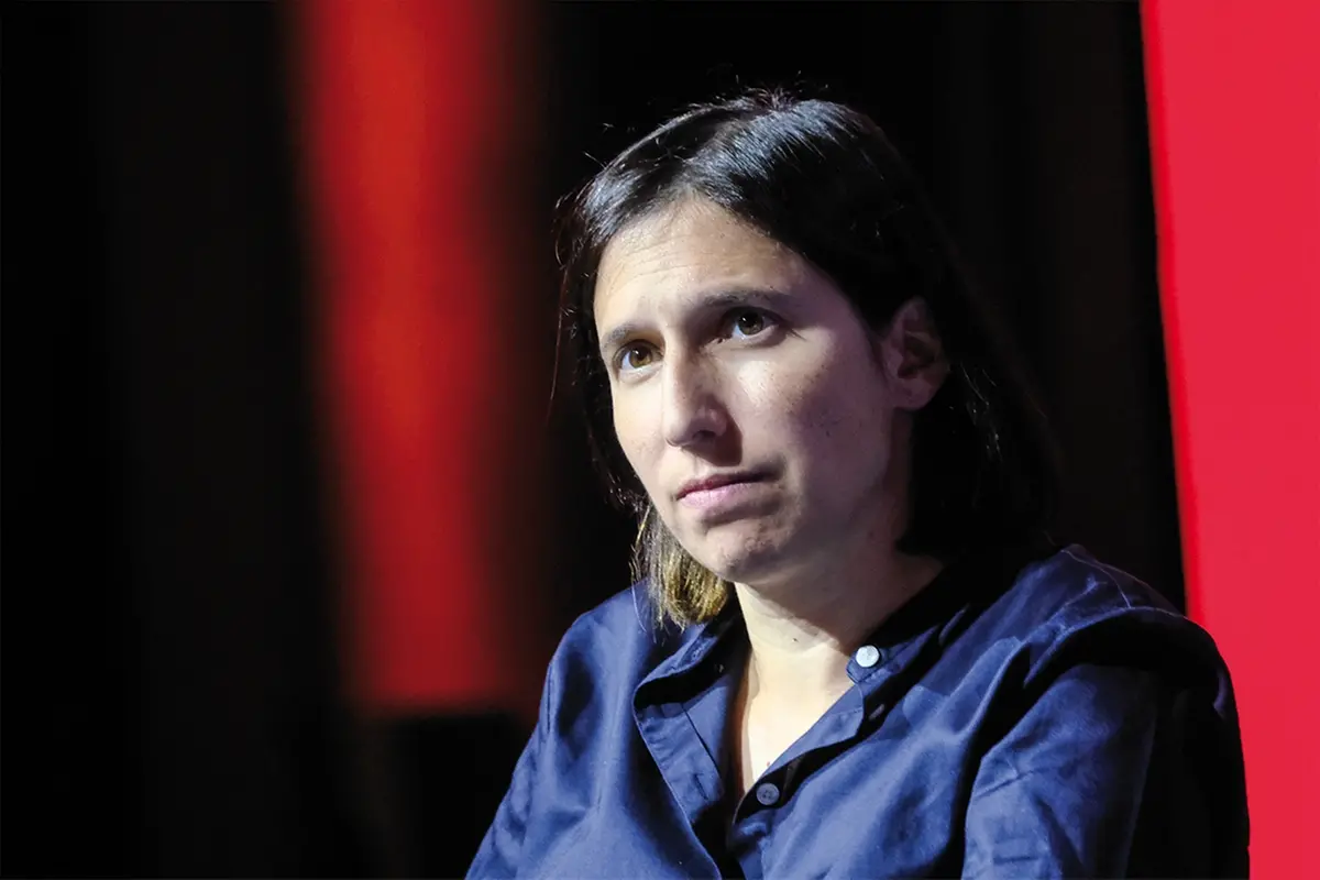 La segretaria del Pd Elly Schlein in occasione di fanpage Rumore festival 2025. Roma Domenica 05 Ottobre 2025. (foto Mauro Scrobogna / LaPresse) Democratic Party Secretary Elly Schlein at the fanpage Rumore Festival 2025. Rome, Sunday October 05 2025. (Photo by Mauro Scrobogna / LaPresse) , LAPRESSE