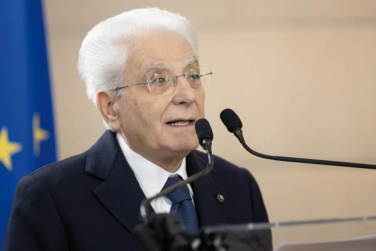 IL PRESIDENTE DELLA REPUBBLICA SERGIO MATTARELLA , IMAGOECONOMICA