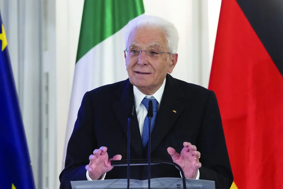 IL PRESIDENTE DELLA REPUBBLICA SERGIO MATTARELLA , IMAGOECONOMICA