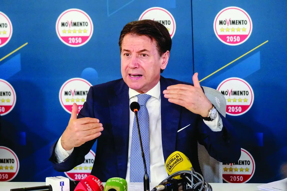 Giuseppe Conte, presidente del Movimento 5 Stelle , LAPRESSE
