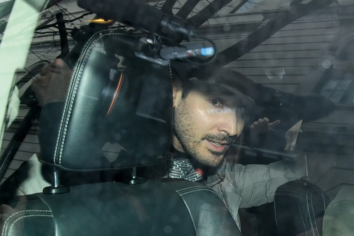Andrea Sempio accompagnato dai suoi avvocati alla Caserma dei Carabinieri Montebello per tes del dna in relazione al caso Garlasco - Milano, Gioved\\u00EC 13 Marzo 2025 (Foto Claudio Furlan/Lapresse) Andrea Sempio accompanied by his lawyers to the Montebello Carabinieri caserma for dna tests in connection with the Garlasco case - Milan, Thursday, March 13, 2025 (Photo Claudio Furlan/Lapresse) , LAPRESSE
