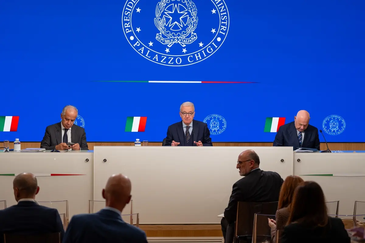 MATTEO PIANTEDOSI MINISTRO DEGLI INTERNI, ALFREDO MANTOVANO SOTTOSEGRETARIO ALLA PRESIDENZA DEL CONSIGLIO, CARLO NORDIO MINISTRO GIUSTIZIA , IMAGOECONOMICA