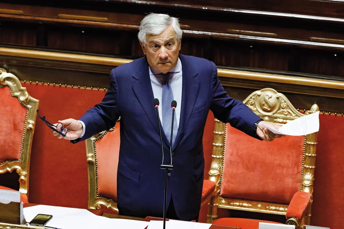 Il ministro degli Esteri Antonio Tajani durante il Question time al Senato a Roma, Gioved\\u00EC, 12 Settembre 2024 (Foto Roberto Monaldo / LaPresse) Foreign Minister Antonio Tajani during Question time at the Senate in Rome, Thursday, September 12, 2024 (Photo by Roberto Monaldo / LaPresse) , LAPRESSE