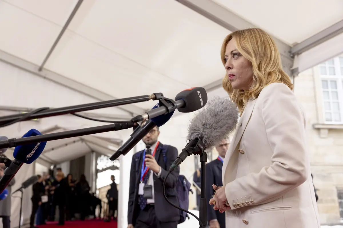 Giorgia Meloni , IMAGOECONOMICA