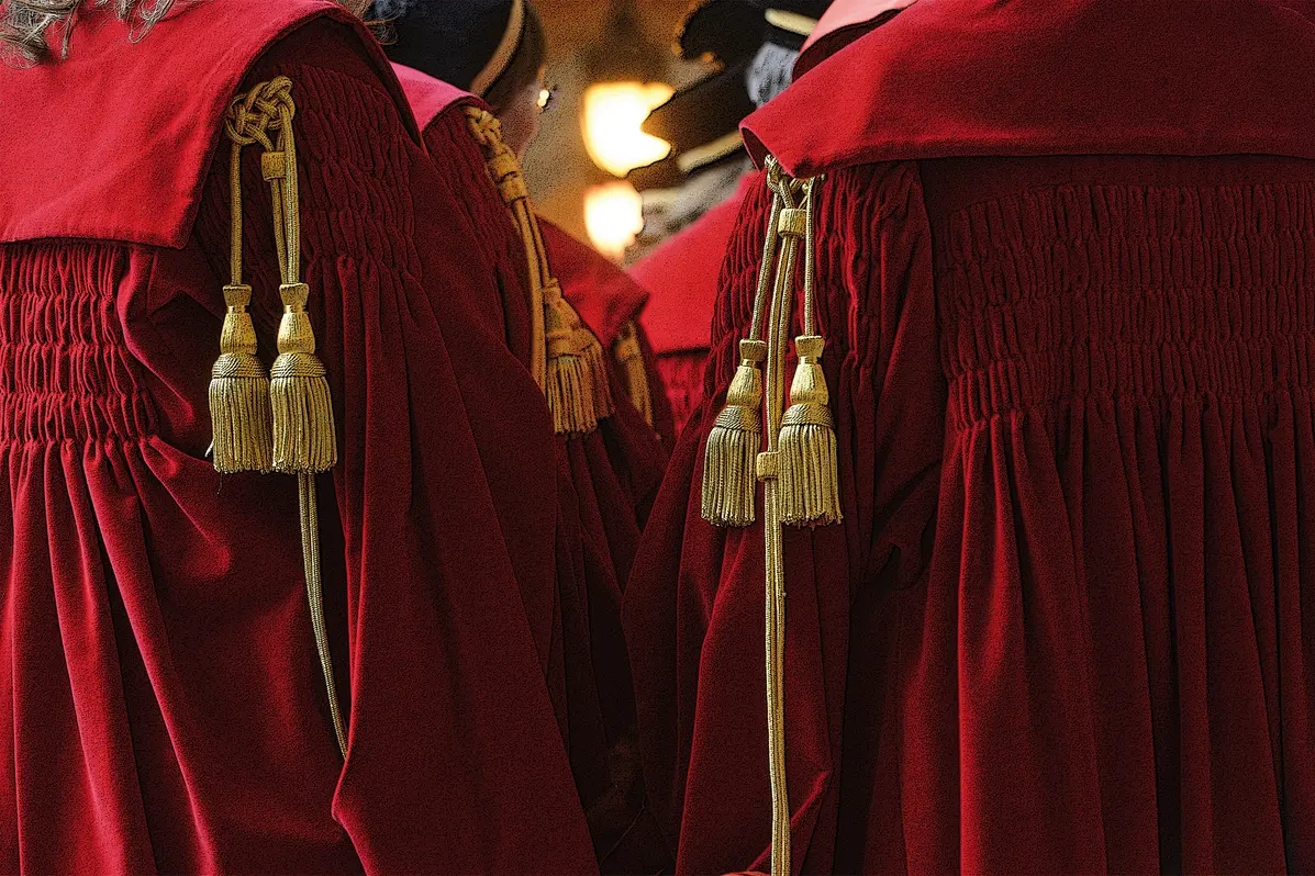 MAGISTRATI GIUSTIZIA INAUGURAZIONE ANNO GIUDIZIARIO DELLA CORTE DI CASSAZIONE MAGISTRATO TOGA TOGHE ROSSA ROSSE ERMELLINO MAGISTRATURA , IMAGO ECONOMICA