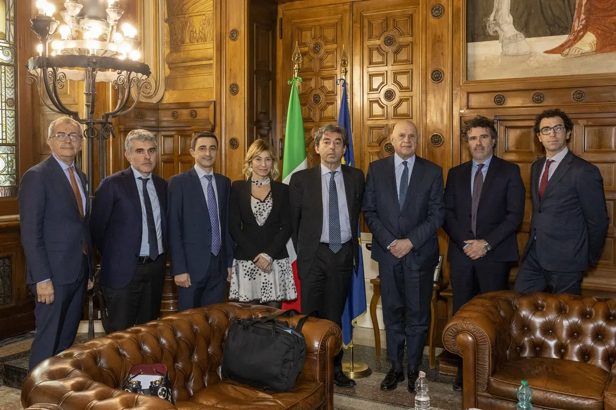 ANM INCONTRA MINISTRO GIUSTIZIA CARLO NORDIO , IMAGOECONOMICA