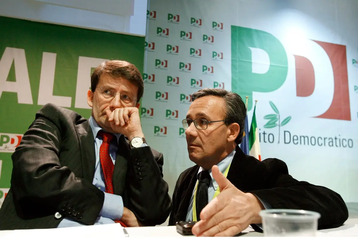 DARIO FRANCESCHINI WALTER VERINI NEL 2009