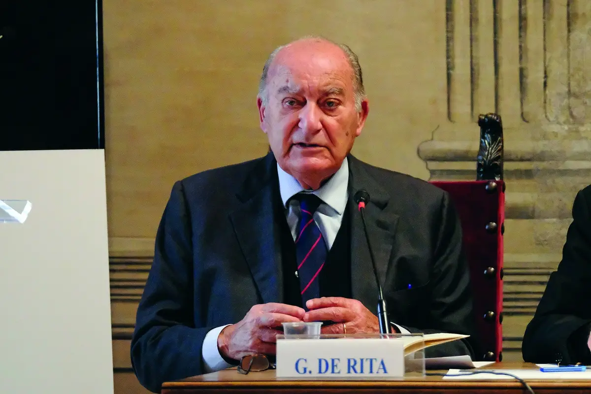 GIUSEPPE DE RITA, SOCIOLOGO, PRESIDENTE DEL CONSIGLIO NAZIONALE DELL\\'ECONOMIA E DEL LAVORO , IMAGOECONOMICA