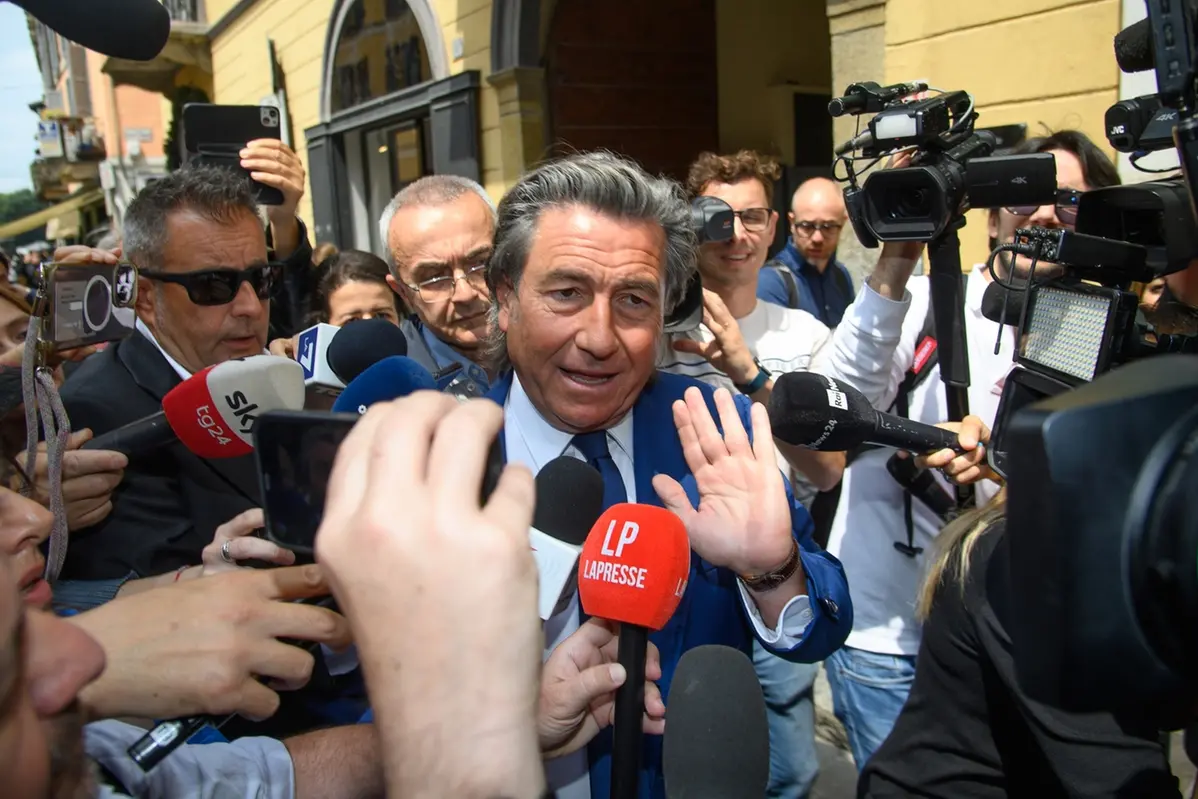 Avvocato Antonio De Renzis, difensore di Stasi , LAPRESSE