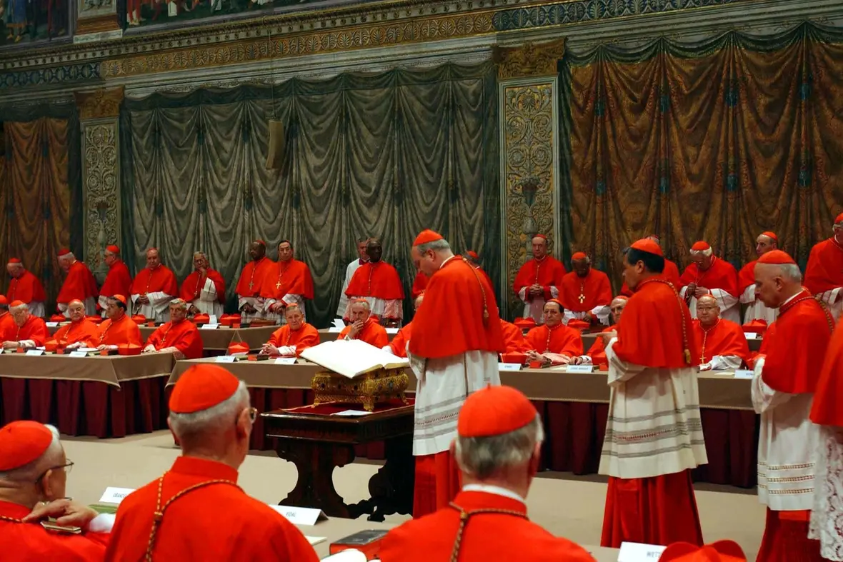 CITTA\\' DEL VATICANO CAPPELLA SISTINA CARDINALI CONCLAVE