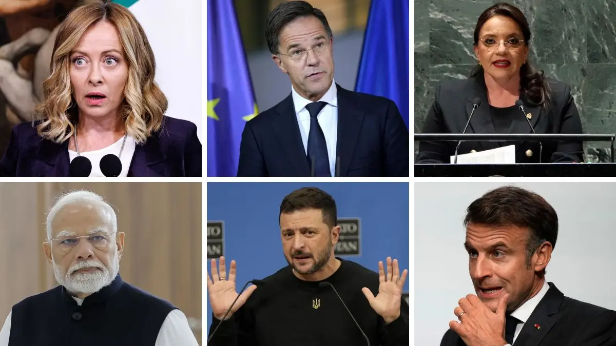 Da Meloni a Zelensky, i potenti della Terra si congratulano con Trump