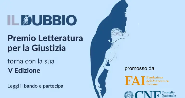 Scrivere la Giustizia, il bando della quinta edizione del Premio Letteratura