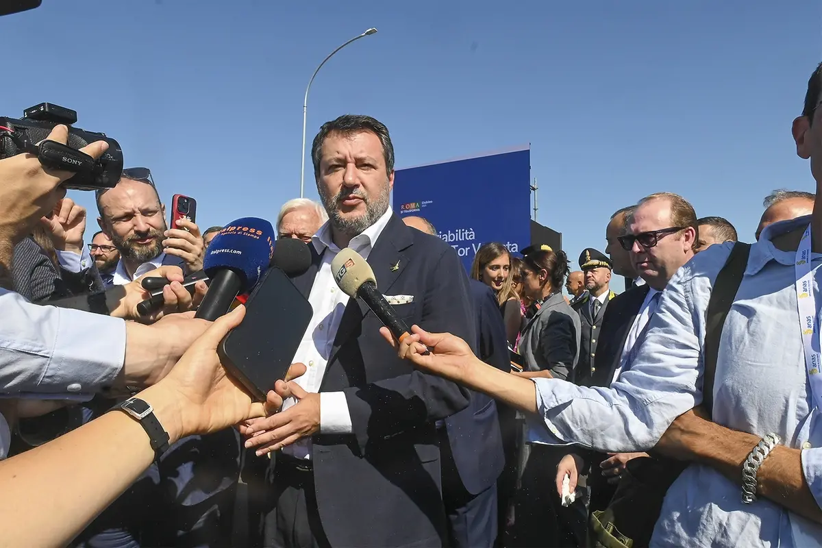MATTEO SALVINI MINISTRO INFRASTRUTTURE , IMAGOECONOMICA