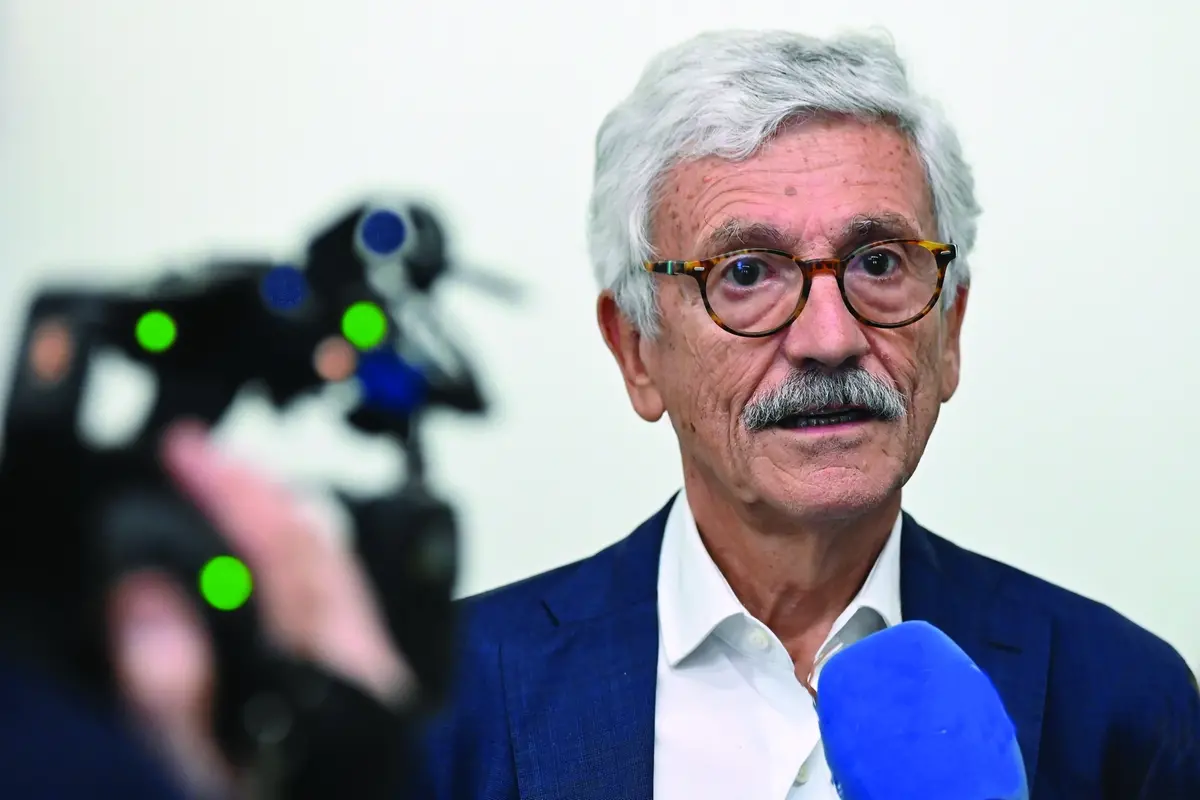 MASSIMO D\\'ALEMA POLITICO PRESIDENTE FONDAZIONE ITALIANI EUROPEI , IMAGOECONOMICA