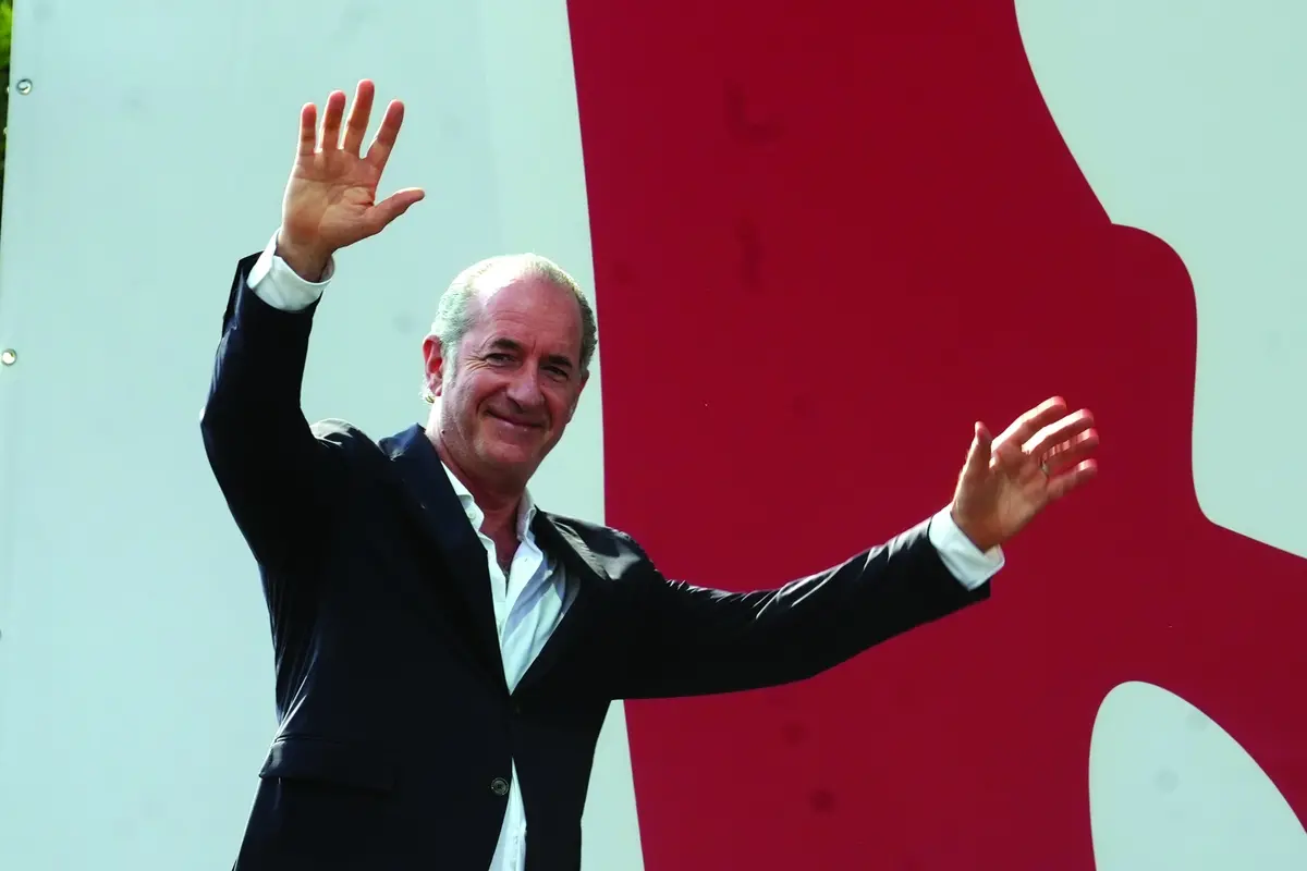 LUCA ZAIA EX PRESIDENTE REGIONE VENETO , IMAGOECONOMICA
