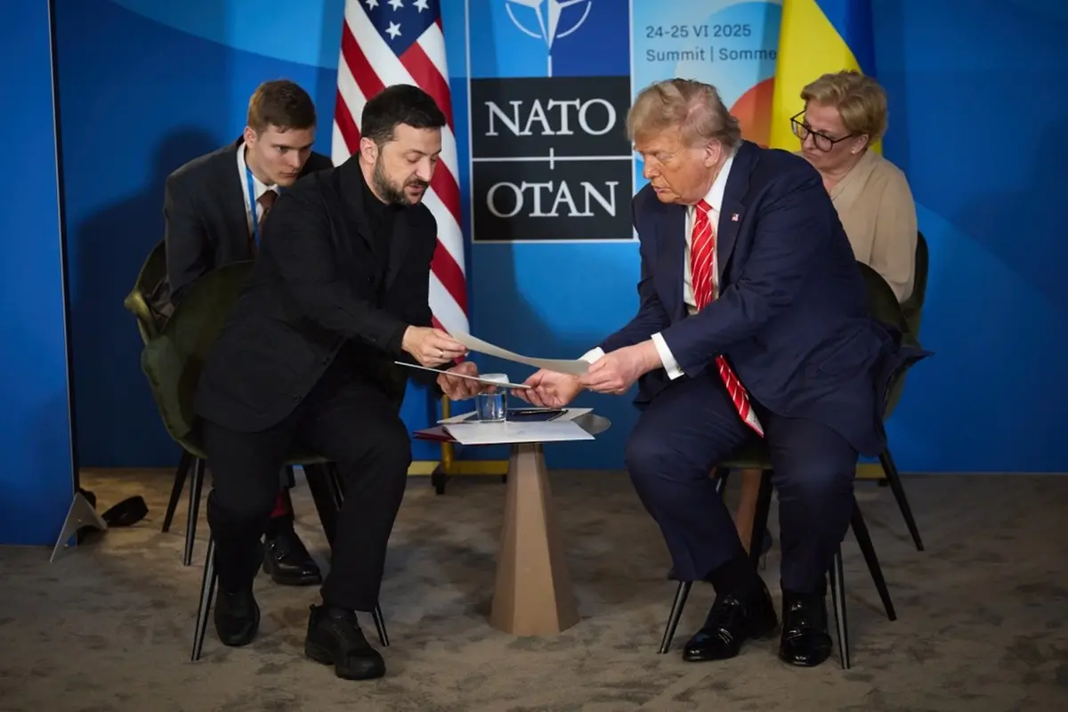 VOLODYMYR ZELENSKY PRESIDENTE UCRAINA, DONALD TRUMP PRESIDENTE USA , IMAGOECONOMICA