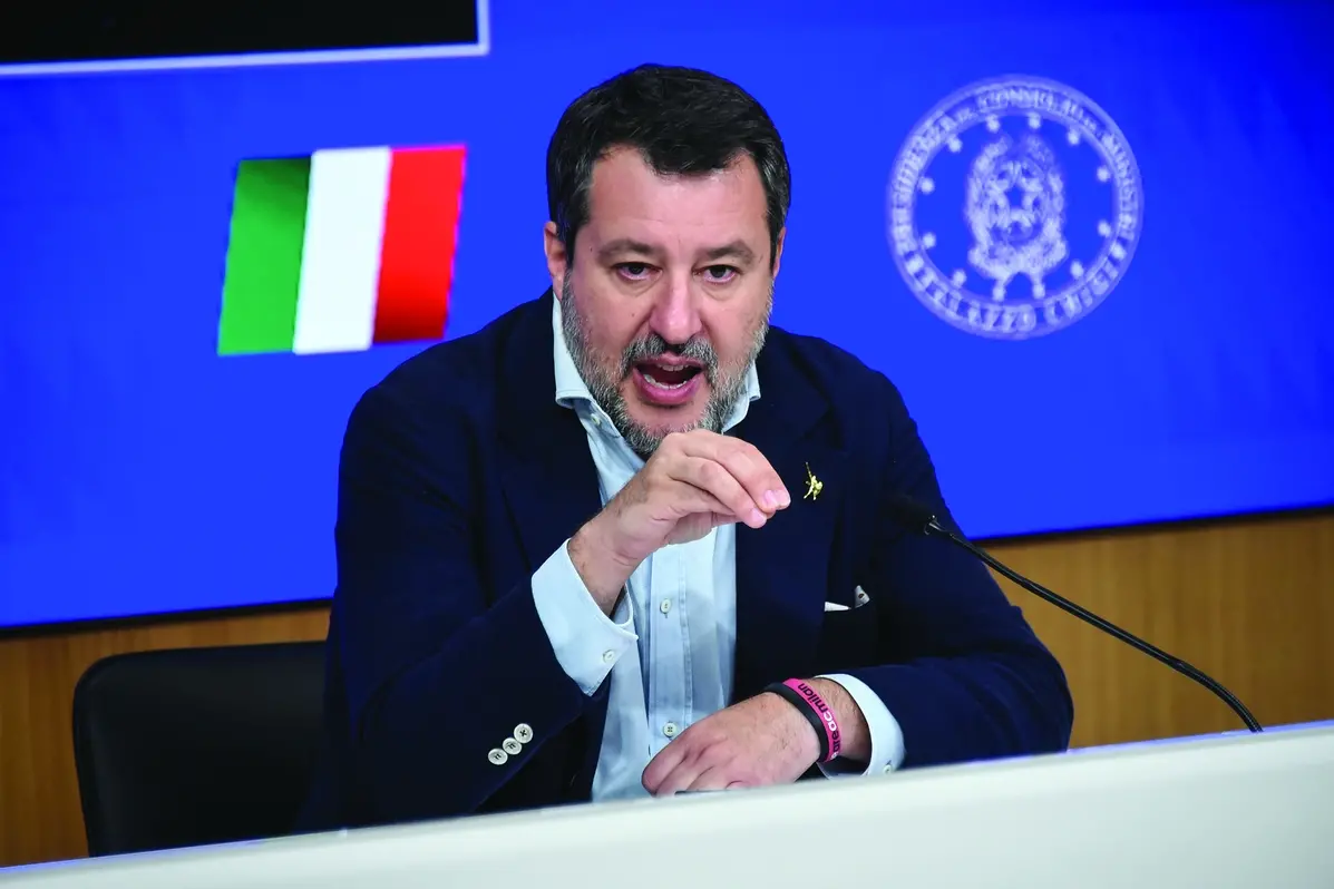 MATTEO SALVINI MINISTRO INFRASTRUTTURE , IMAGOECONOMICA