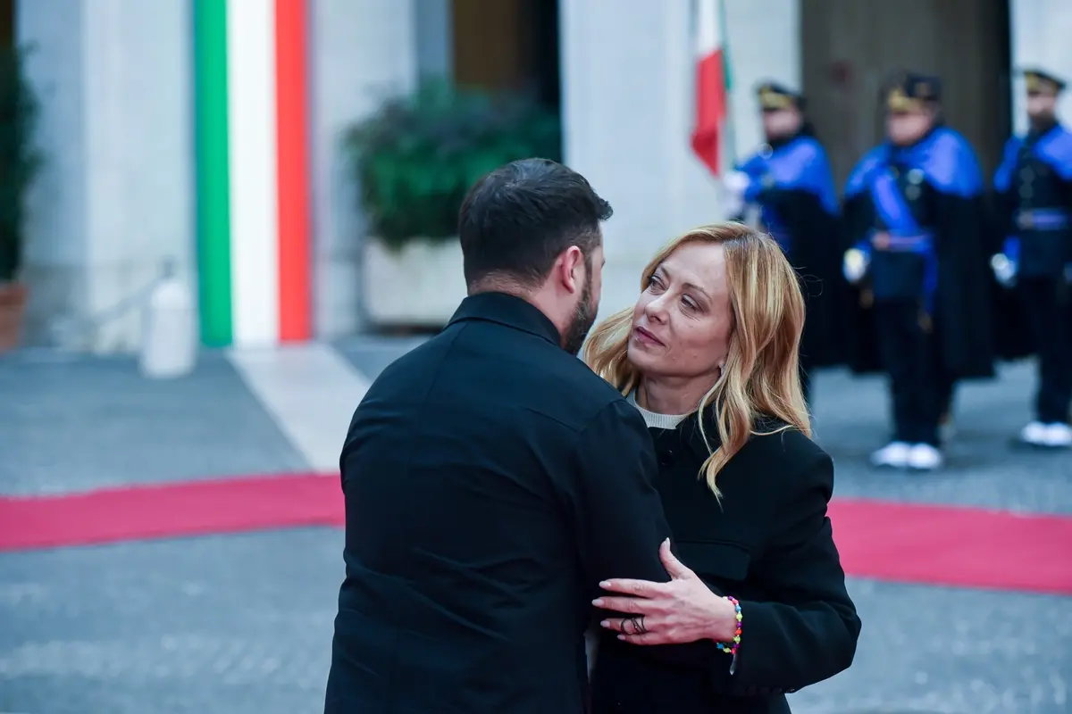 ZELENSKY E MELONI , IMAGOECONOMICA