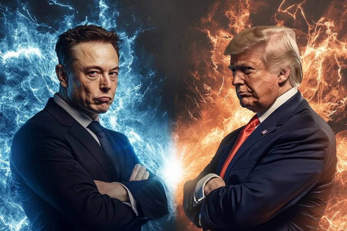 ELON MUSK DONALD TRUMP , IMAGOECONOMICA