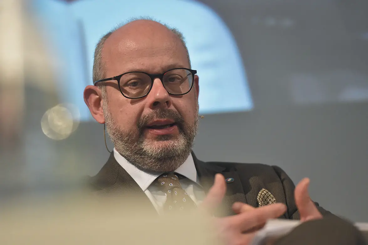 Andrea de Bertoldi (FdI), firmatario dell\\'emendamento sulla tutela dei professionisti in malattia (Paolo Cerroni)