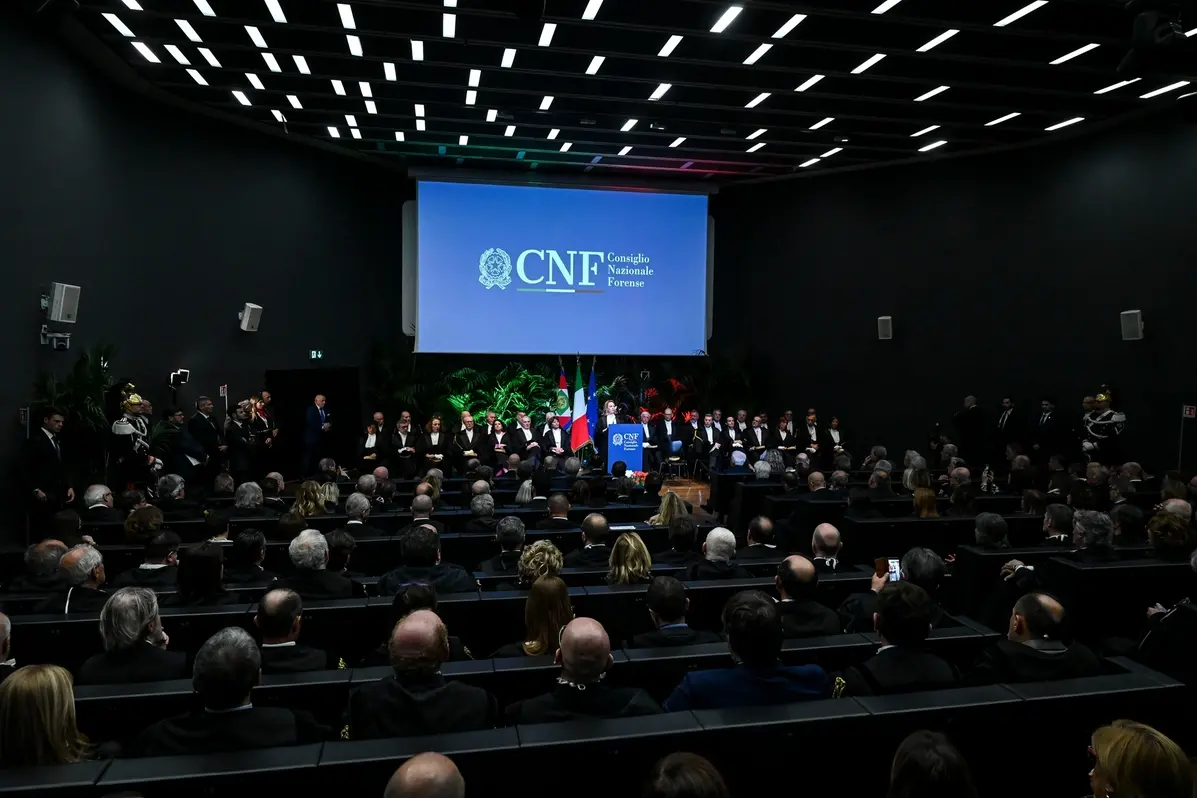 Al Maxxi di Roma la cerimonia inaugurale dell\\u2019anno giudiziario del Consiglio nazionale forense alla presenza del Capo dello Stato Sergio Mattarella