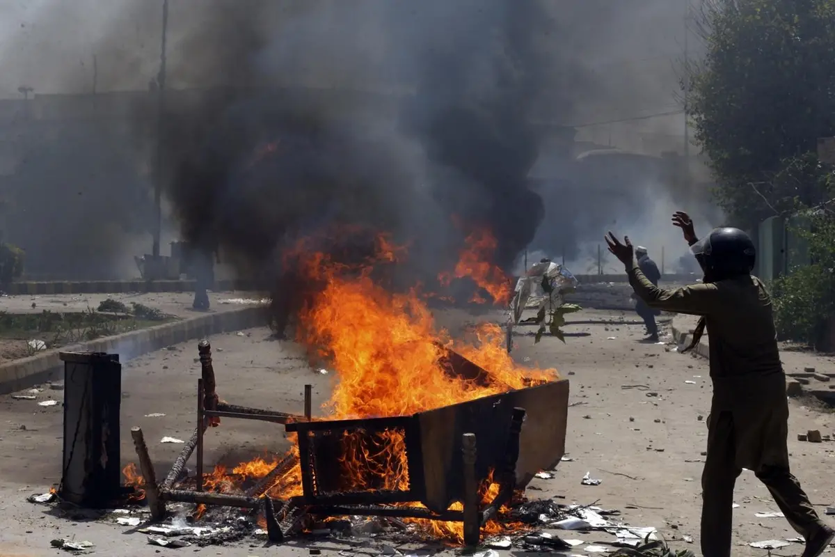 Le proteste in Pakistan