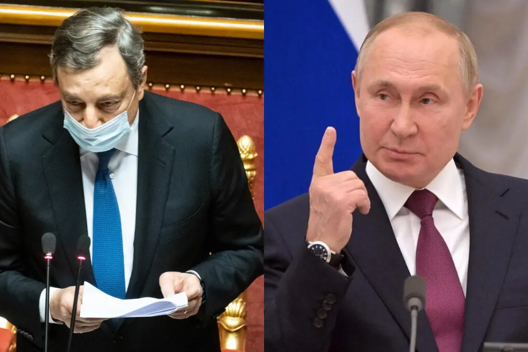 Renzi Draghi Putin