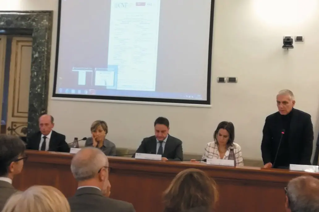 Una fase della giornata di studio sul nuovo \"Codice della crisi e dell\\'insolvenza\" organizzata venerd\\u00EC scorso dal Cnf