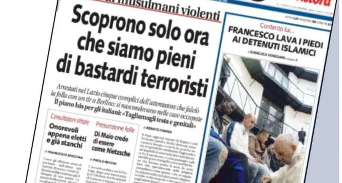 Si può fare giornalismo sbeffeggiando la verità?