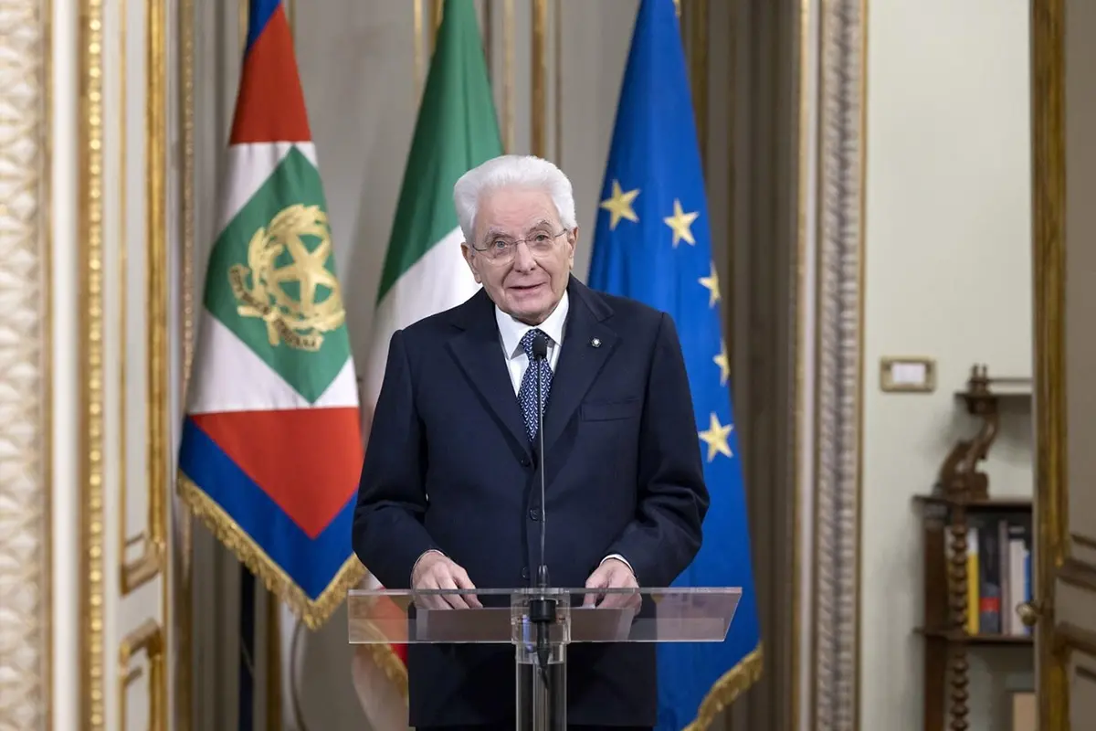 Il presidente della Repubblica Sergio Mattarella