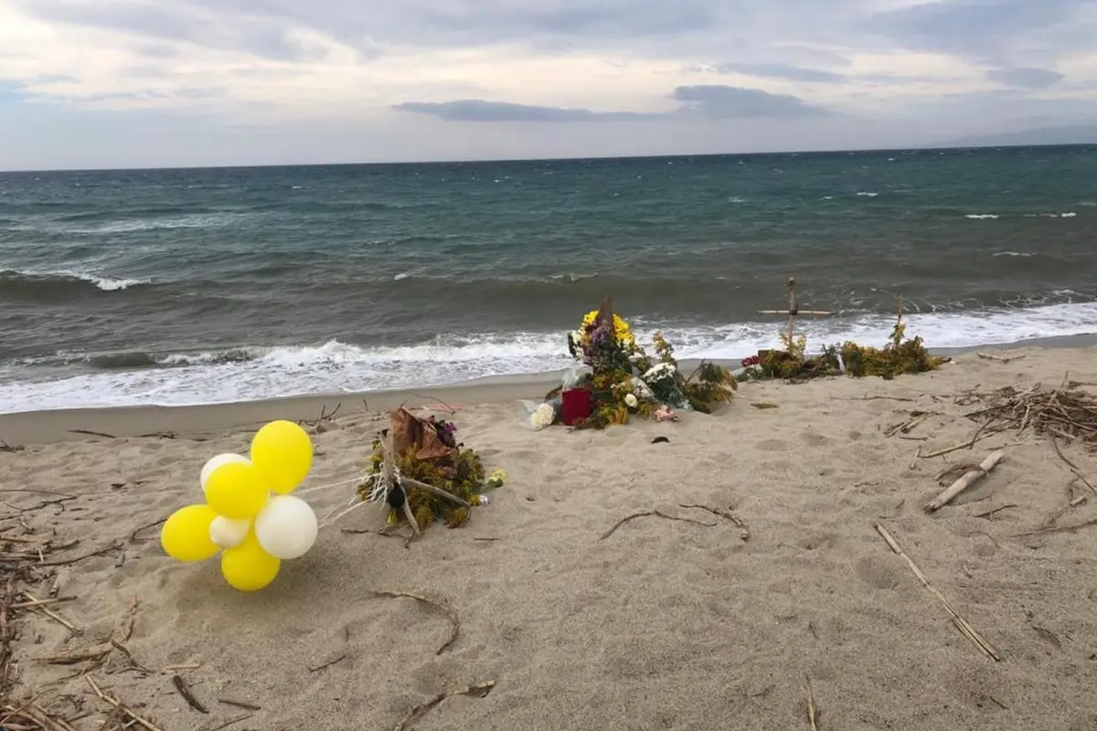 La spiaggia di Steccato di Cutro luogo del naufragio di migranti @lapresse