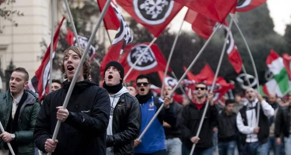 La destra in piazza, anche CasaPound al corteo di Roma