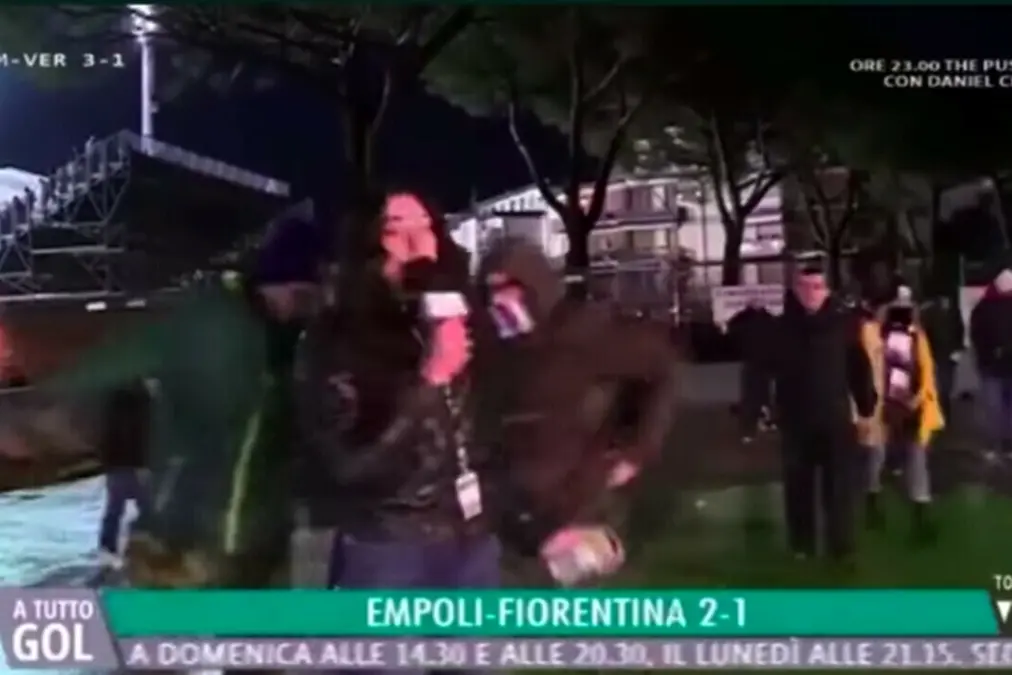 Giornalista molestata