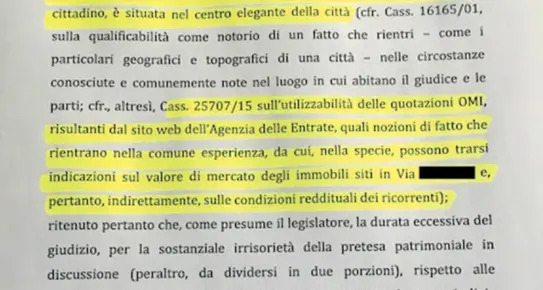 «Avvocati e ricchi: l’attesa per il giudizio non venga risarcita»
