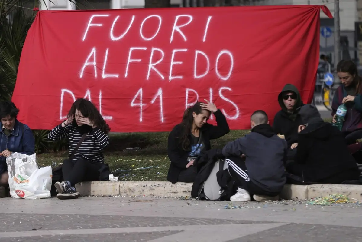 Gli anarchici protestano contro il 41 bis