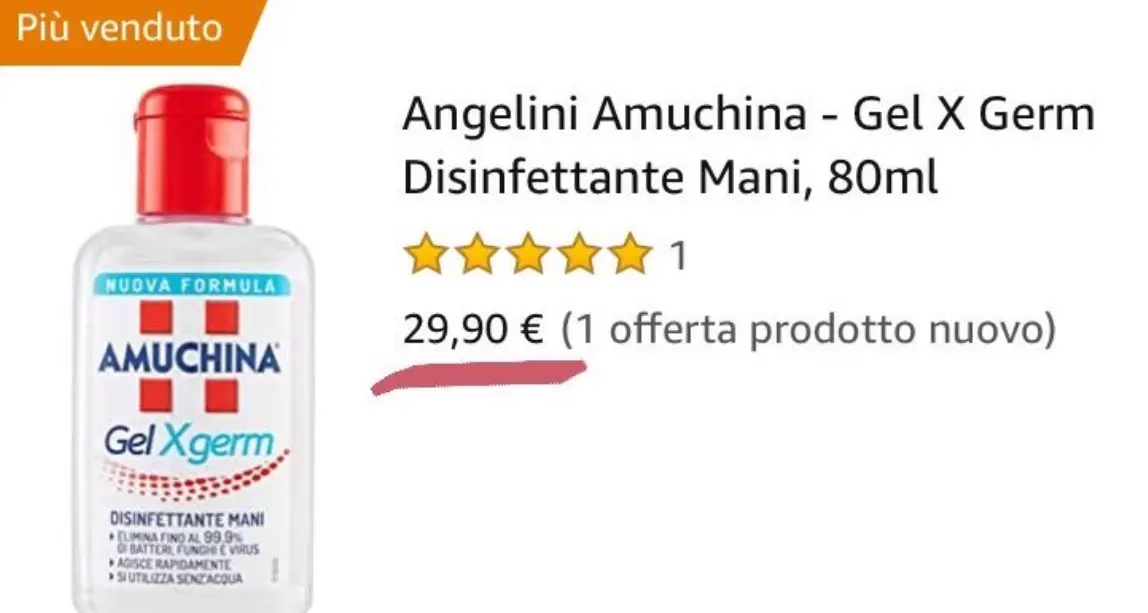 Mascherine e disinfettanti a ruba, prezzi decuplicati