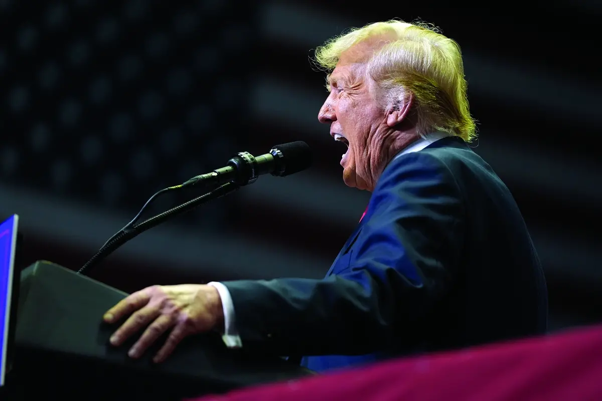 Republican presidential candidate former President Donald Trump speaks at a campaign rally, Saturday, July 20, 2024, in Grand Rapids, Mich. (AP Photo/Evan Vucci) , Associated Press/LaPresse