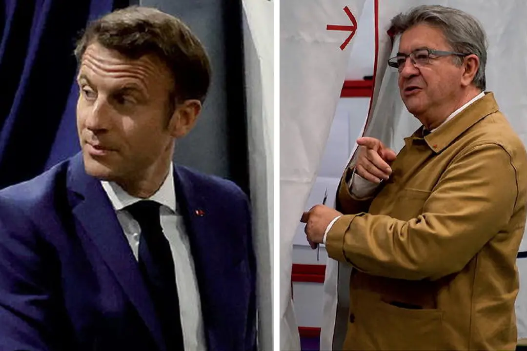 Macron Melenchon