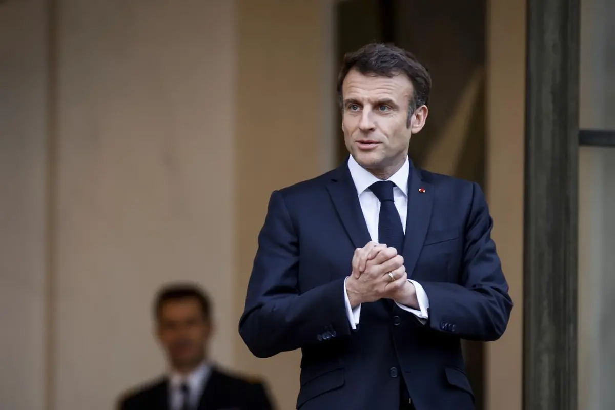 Il presidente della Francia Emmanuel Macron