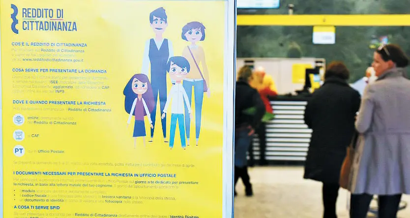 Istat, reddito di cittadinanza a un milione di famiglie